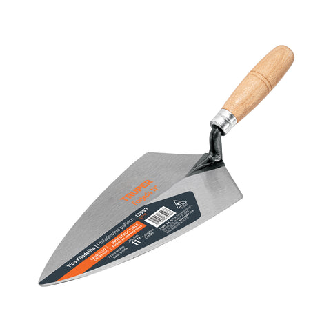 Cuchara para albañil 11' forjada tipo Filadelfia, TRUPER | CT-11 | 12993