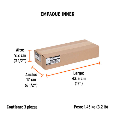 Cuchara para albañil 9' forjada tipo Guadalajara, TRUPER | CT-9G | 12994