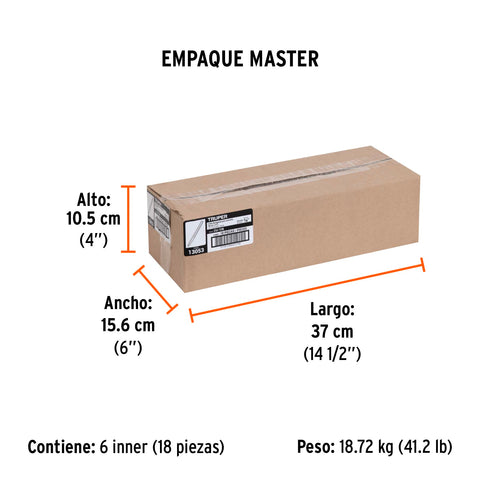 Cuña para concreto de 7/8', Truper | CU-7/8 | 13053