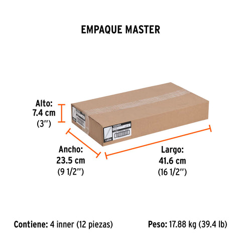 Cuña para concreto de 1', Truper | CU-1 | 13056