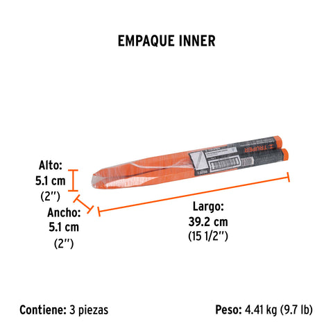 Cuña para concreto de 1', Truper | CU-1 | 13056