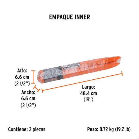 Cuña para concreto de 1-1/4', Truper | CU-1-1/4 | 13059