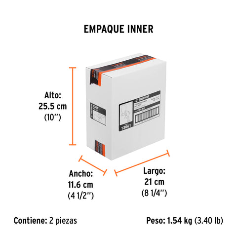 Pistola para pintar LVMP vaso aluminio, 1.7 mm, TRUPER | PIPI-421 | 13061