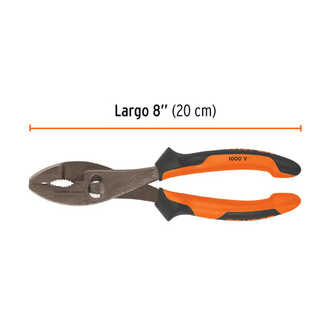 Pinzas de chofer 8' mango Comfort Grip, Truper Expert | PCH-8X | 13065