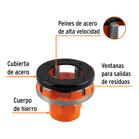 Dado 2' para tarrajas TA-850 y TA-851, Truper | D-850-2 | 13084
