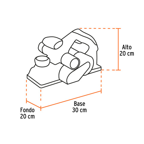 Cepillo eléctrico 4-1/2', 950W, TRUPER INDUSTRIAL | CEPEL-4-1/2NX | 13089