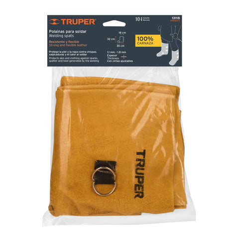 Protección para soldar, polainas de carnaza, Truper | PROSO-3 | 13118