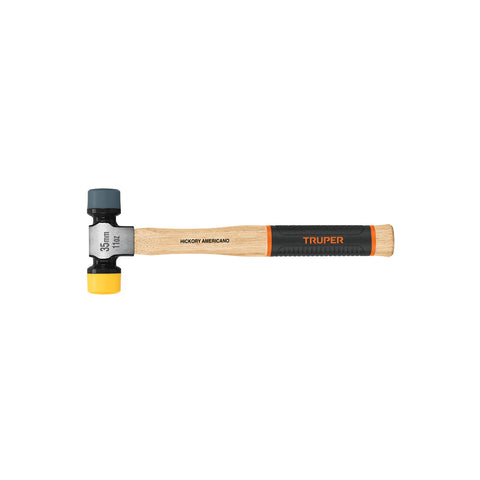Martillo 35 mm con caras suaves intercambiables, Truper Grip | MASU-35 | 13137