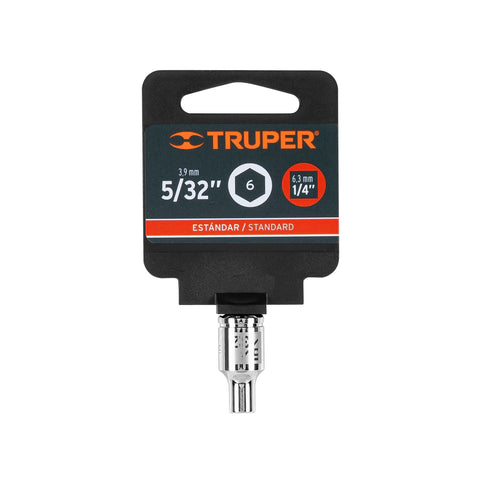 Dado de 5/32', 6 puntas, cuadro 1/4', Truper | D-1405 | 13153