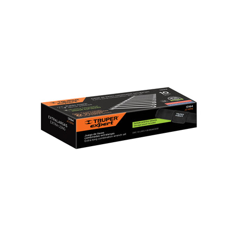 Jgo 10 llaves combinadas extralargas pulidas std y mm,EXPERT | JC-10PM | 13164