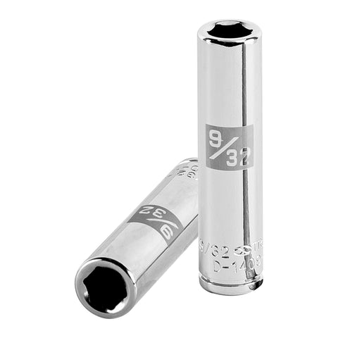 Dado largo de 9/32', 6 puntas, cuadro 1/4', Truper | D-1409-L | 13183