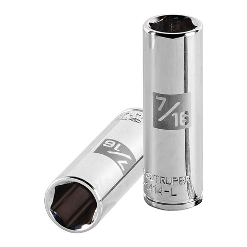 Dado largo de 7/16', 6 puntas, cuadro 1/4', Truper | D-1414-L | 13187