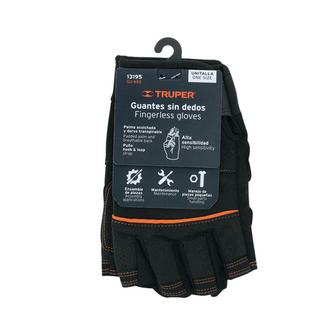 Guantes para mecánico, cortos, TRUPER | GU-655 | 13195
