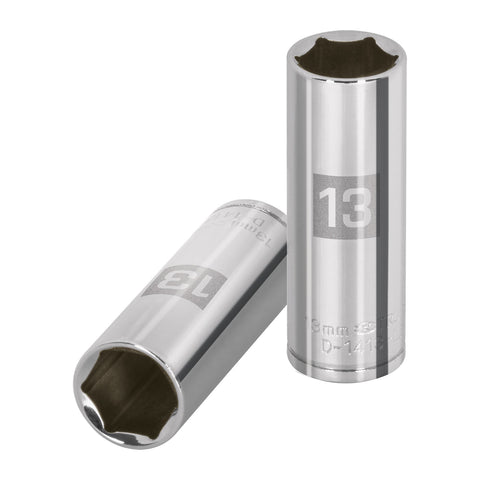 Dado largo de 13 mm, 6 puntas, cuadro 1/4', Truper | D-1413-LM | 13207