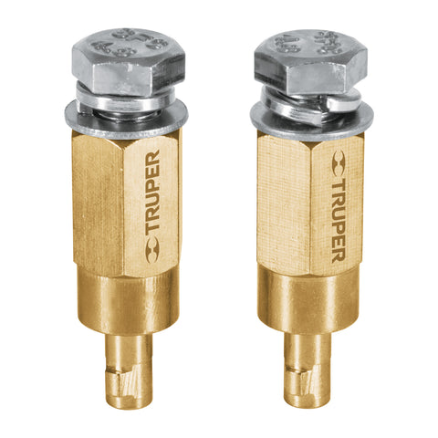 Juego de 2 adaptadores para conector rápido 5/16', TRUPER | ADA-SOLT | 13212