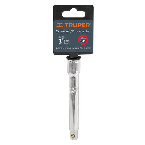 Extensión de 3' para matraca, cuadro 1/4', Truper | E-4760 | 13218