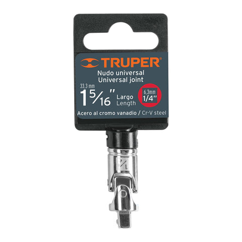 Nudo universal para dados con cuadro de 1/4', Truper | N-4770 | 13226