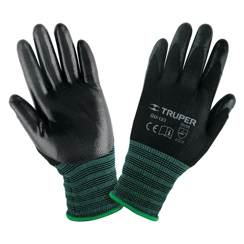Guantes de nylon recubiertos de nitrilo, G, TRUPER | GU-123 | 13295
