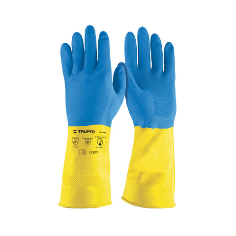Guantes de látex reforzados para limpieza, CH, TRUPER | GU-331 | 13297