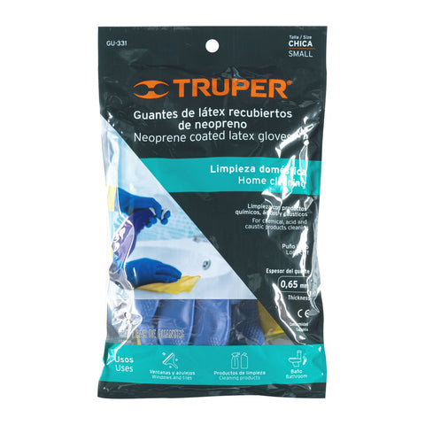 Guantes de látex reforzados para limpieza, CH, TRUPER | GU-331 | 13297