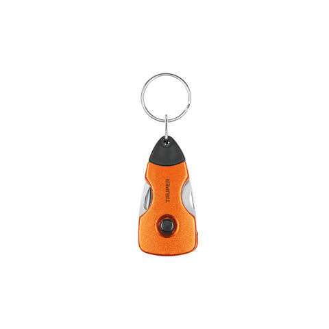 Multiherramienta 6 funciones, con LED, tipo llavero, Truper | NAMU-LL | 13336