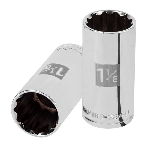Dado largo de 1-1/8', 12 puntas, cuadro 1/2', Truper | D-1236-EL | 13372