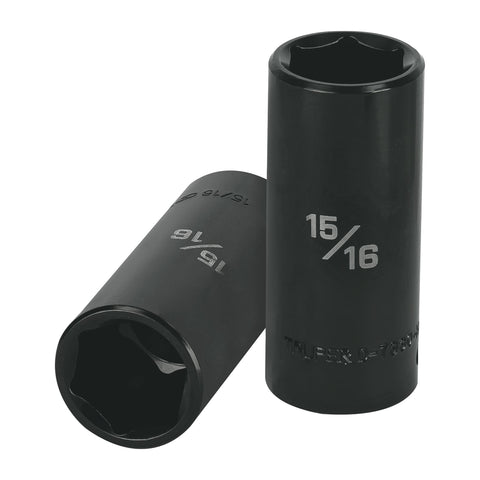 Dado largo impacto de 15/16', 6 puntas, cuadro 1/2', Truper | D-7330-HL | 13395