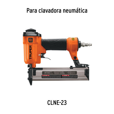 Caja con 10000 clavos calibre 23, 30 mm para CLNE-23, Truper | CLANEU-23-30 | 13408