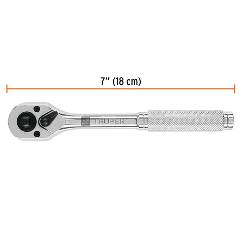 Matraca doble cuadros 1/4'y 3/8', Truper | M-1438 | 13419