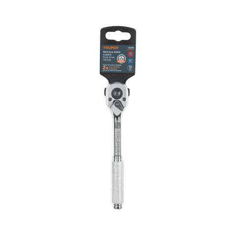 Matraca doble cuadros 1/4'y 3/8', Truper | M-1438 | 13419