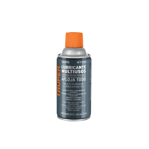 Lubricante multiusos en aerosol, 345ml (12oz), TRUPER | WT-350 | 13470