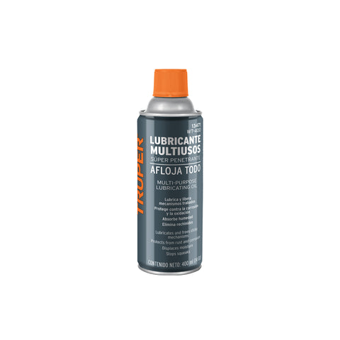 Lubricante multiusos en aerosol, 400ml (14oz), TRUPER | WT-400 | 13471