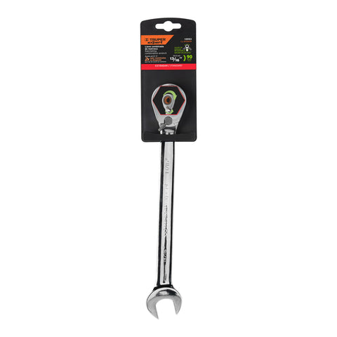 Llave combinada matraca reversible 13/16'x288mm largo,Expert | LL-2026XR | 13553
