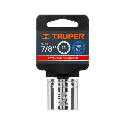 Dado de 7/8', 12 puntas, cuadro 3/8', Truper | D-3828 | 13590