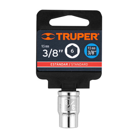 Dado de 3/8', 6 puntas, cuadro 3/8', Truper | D-3812-H | 13607
