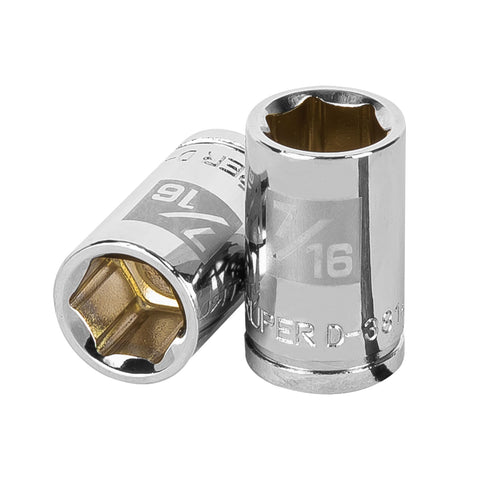 Dado de 7/16', 6 puntas, cuadro 3/8', Truper | D-3814-H | 13608