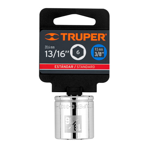Dado de 13/16', 6 puntas, cuadro 3/8', Truper | D-3826-H | 13614