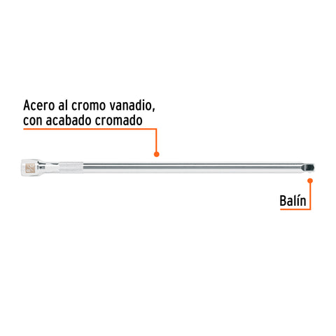 Extensión de 12' para matraca, cuadro 3/8', Truper | E-5262 | 13667
