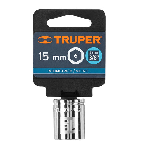 Dado de 15 mm, 6 puntas, cuadro 3/8', Truper | D-3815-HM | 13679