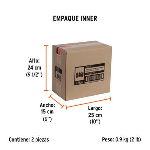 Kit respirador profesional con cartuchos multigas, Truper | KIT-RES-MU | 13730