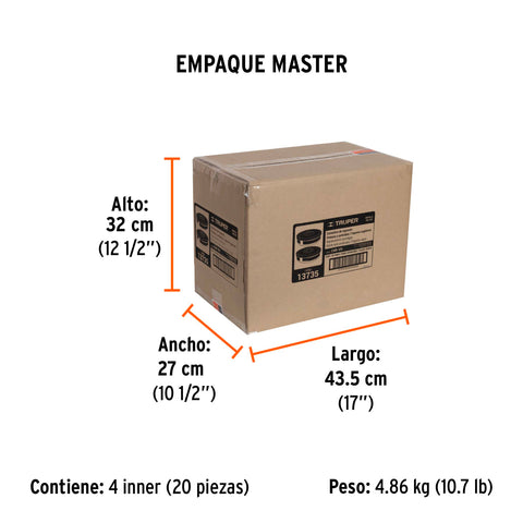 Bolsa con 2 cartuchos de repuesto, vapores orgánicos, Truper | CAR-VO | 13735