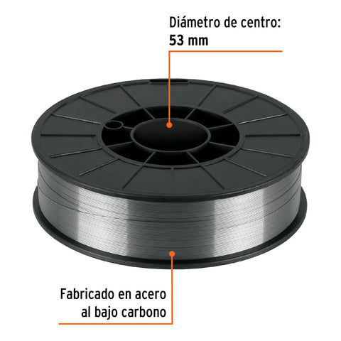 Caja c/5 kg de microalambre núcleo fundente, procesos s/gas | MICRO-5 | 13751