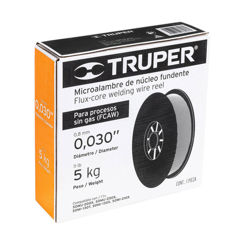 Caja c/5 kg de microalambre núcleo fundente, procesos s/gas | MICRO-5 | 13751
