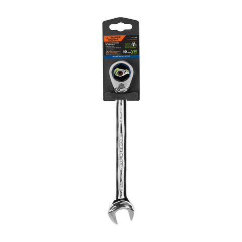 Llave combinada matraca reversible 19mmx241 mm largo, Expert | LL-2019MXR | 13756