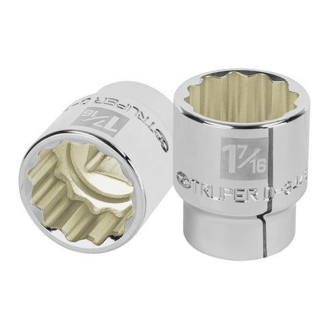 Dado de 1-7/16', 12 puntas, cuadro 3/4', Truper | D-3446 | 13861