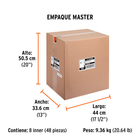 Rodillo para pintar 9' x 3/8' superficies lisas, TRUPER | ROPI-910 | 13875