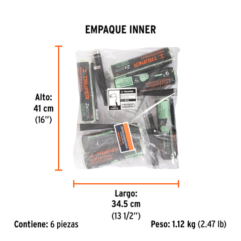 Rodillo para pintar 9' x 5/8' superficies poco rugosas | ROPI-915 | 13876