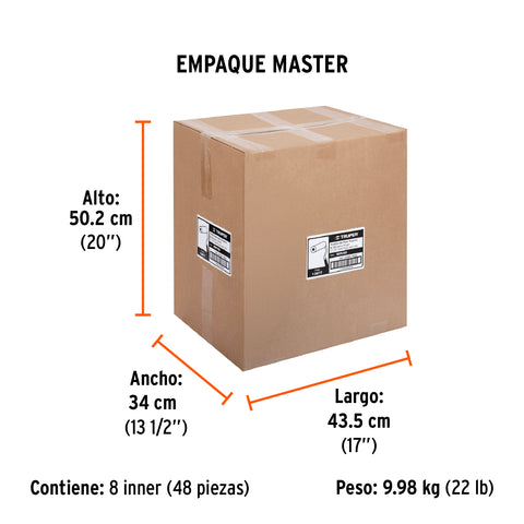 Rodillo para pintar 9' x 3/4' superficies rugosas, TRUPER | ROPI-920 | 13877
