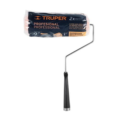 Rodillo para pintar 9' x 1' superficies muy rugosas, TRUPER | ROPI-925 | 13878