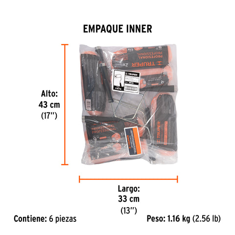 Rodillo para pintar 9' x 1-1/4' superficies extrarrugosas | ROPI-930 | 13879